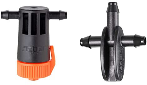 Claber Irrigazione Interrata e Goccia 91218 & Raccordo A 3 Vie Per Tubo Da 4-6mm Blister 10 Pezzi