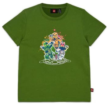 Lego Ninjago T-Shirt für Kinder | Kurzarm | T-Shirt für Jungen | 100% weicher Baumwolle |140 | Twist of Lime