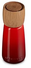 Le Creuset Stoneware Alpine Salt Mill, 7, Cerise