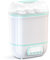 Baby Bottle Steriliser and Dryer Electric: 6-in-1 Steriliser for Baby Bottles Steriliser Auto Power-Off | Travel Steam Steriliser Digital LCD | Portable Sterilizer Milk Food Warmer - Green