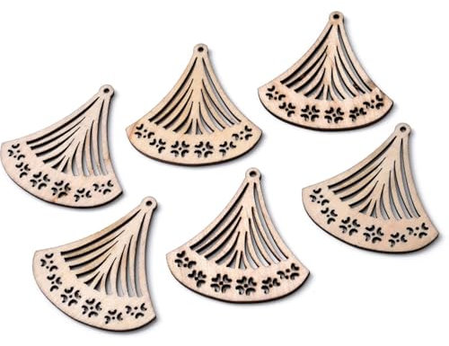 Rebanadas de madera natural, 50 hojas de madera natural hechas a mano para adornos de rebanadas de madera, herramientas de decoración del hogar, manualidades, estilo V