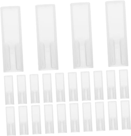 HEALLILY 100 Piezas Juego De Para Grabar Evitar La Vaina Del Cuchillo Bolsa De Cuchillo Caja Rodante Estuche Para Llevar Un Cuchillo Transparent El Plastico