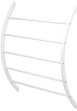 bremermann Handtuchhalter zur Wandmontage mit 5 Stangen aus Metall (weiß)