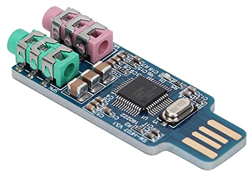Extern USB-ljudkortdrivrutin, gratis USB-ljudkort extern ljudadapter CM108 för bärbar dator