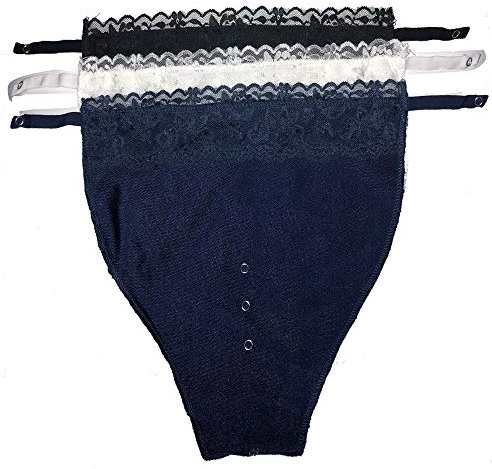 YEKEYI Over Size Lady Lace Clip-on Mock Camisole Bra Insert Overlay Modesty Panel Plus Size Vest for C D E F Cup