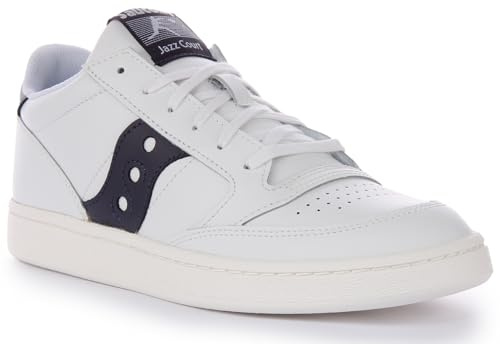 Saucony Baskets Jazz Court pour Homme, Blanc, 41 EU