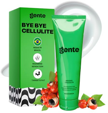 Gente Beauty Bye Bye Cellulite - Firming Lotion - Cellulite Remover, Skin Tightening Cream for Body, Anti Cellulite Cream, Belly Firming Cream, Skin Firming Body Lotion - 4.3FL OZ