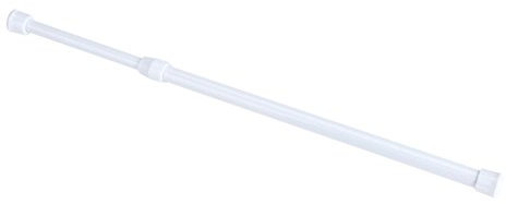 Extendable Curtain Poles, Shower Curtain Rod, Adjustable Spring Loaded Curtain Rod Spring Tension Curtain Rod Extendable Curtain Rail Pole For Shower Closet Window, 11.81~19.69in