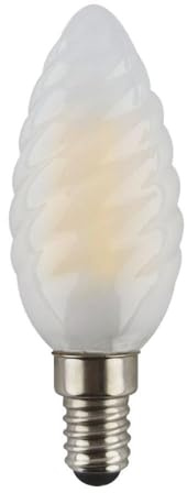 Bombilla Vela Rizada 4w 3000k E14 360lm 9,7x3,4x3,4 Cm