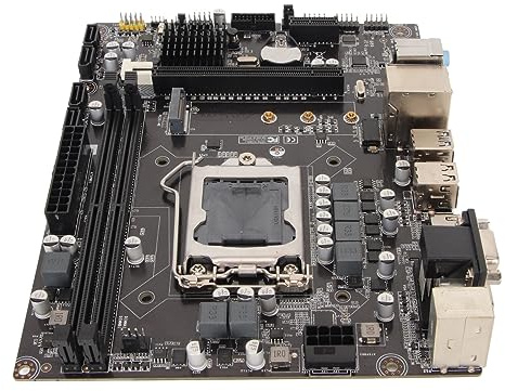 VBESTLIFE H310 LGA 1151 Motherboard, Zweikanal-DDR4-Speichersteckplatz, Hochgeschwindigkeits-Chipsatz, Integrierter Grafikprozessor, Umfangreiche Erweiterungsports mit NVME M.2-Steckplatz