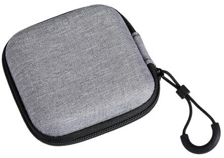 GroveEss Portable Earphone Storage Case,Mini Carrying Earbud Protective Pouch,Multi-functional Travel Headphone Storage with Zipper for Shopping Traveling Outdoor Small Items Storing Organizing