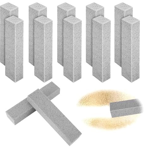 12 Stück Cleaning Block Bimsstein Reiniger Bürsten Reinigungsstein Toiletten Putzstein für Toilette für Toilette Bimsstein Reinigung Stein Toilettenschüssel für Toilette,Dusche, Bad Waschbecken