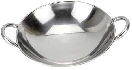 VICASKY Edelstahl Rundkochtopf Mit Doppelgriff Hitzebeständig Langlebig Vielseitig Für Hot Pot Und Meeresfrüchte Robustes Haushaltskochgeschirr Für Induktionsherde