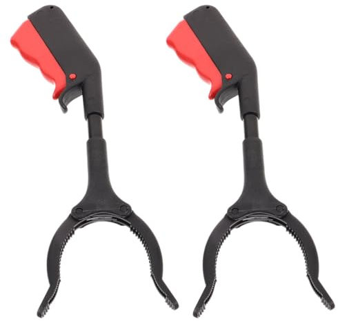ifundom 2 Pezzi Strumento Raccoglitore Rifiuti Portatile con Utensile Multi per Pulizia e Spazzatura Facile da Usare e Leggero