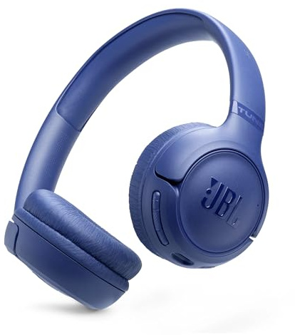 JBL Tune 530 BT, Casque Audio sans Fil, léger et Confortable, Bluetooth 6.0, autonomie jusqu'à 76 h, Charge Rapide, Design Pliable, Son JBL Pure Bass, Google Fast Pair, Microsoft Swift Pair, Bleu