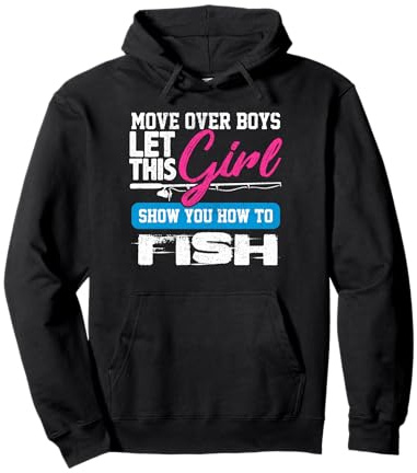 Chemise de pêcheur Fille Move Over Garçons Fille Montrer Comment pêcher Sweat à Capuche