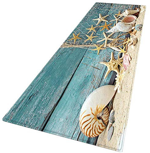 3D gedruckte Boden Runner Area Rug dicken Flanell rutschfeste Bodenmatte Runner Teppich waschbar Teppich Runner 23,62 X 70,87 Zoll