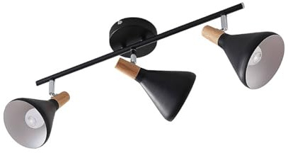 Lindby Faretto dimmerabile (Moderno) colore Nero, in Metallo ad es. Cucina Lampada da incasso plafoniera applique