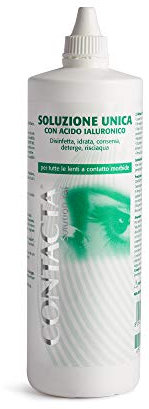 Contacta, Solution Yal, Soluzione Unica per Lenti a Contatto con Acido Ialuronico, Favorisce Idratazione delle Lenti a Contatto, Riduce Secchezza e Irritazioni, 360 ml
