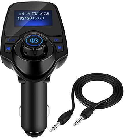 Transmisor FM Bluetooth para Coche T11 Kit Manos Libres inalámbrico Bluetooth para Coche Reproductor MP3 Transmisor FM Cargador USB