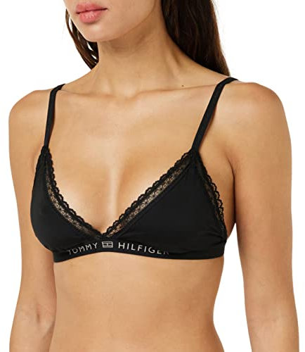 Tommy Hilfiger Damen BH ohne Bügel, Schwarz (Black), M