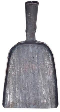 Veemoon Small Metal Ash Shovel, Fire Stove Scoop Without Handle Heavy Duty Steel Coal Scoop Portable Fireplace Spade Cleaning Flat Scooping Spade for Wood Stove BBQ Grill Fire Pit Outdoor, 4.3x7.8in