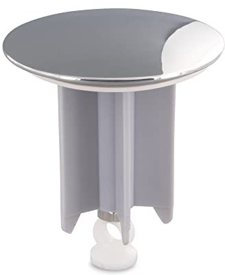 DEKAROX Waschbeckenstöpsel Abflussstopfen 1 1/4 65mmØ Chrom für Waschbecken Spülbecken Waschtisch