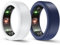 ottpluscase Luftschutz für Galaxy Ring/Oura Ring/Ultrahuman-Ring, Silikonhülle, kratzfest, für Galaxy Ring/Oura Ring Gen 3/Ultrahuman Ring/Ring Conn, transparent + blau (M für 11/12/13/14)