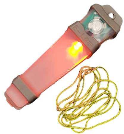 KANGQL Lampe de Marqueur Personnel, Lampe d'Identification Personnelle, Lampe Clignotante pour Casque Tactique, Lampe de Survie pour Chasse et Randonnée