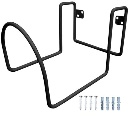 Supporto porta tubo, supporti per tubo esterno | Supporto per tubo da giardino Supporto per tubo 'acqua - Supporto per tubo 'acqua in metallo, supporto a parete per organizer di stoccaggio, gancio per