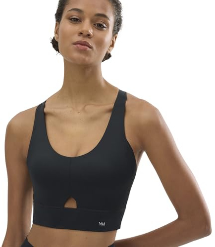 YSABEL MORA Sujetador Deportivo Compressive Sujeción Media para Entrenamientos de Impacto Moderado con Relleno Extraíble y Tejido Compresivo para Máxima Comodidad y Libertad de Movimiento.