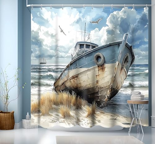 GXUNNAA Duschvorhang Motiv,Bad Duschvorhänge 200x200,Kinder Badewanne Vorhang Wasserdicht Polyester Stoff Waschbar Badvorhang