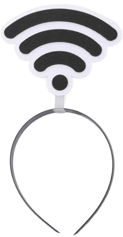 Diademas para mujer, diadema WiFi para festivales, accesorios decorativos desmontables para cosplay, accesorios de fotos, bodas, adolescentes, niñas, niños, accesorio de fiesta, 27,5 x 12 cm, 1