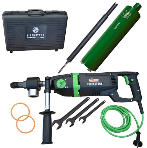 Eibenstock EHD 2002S Trocken-Kernbohrmaschine inklusive Diamant Trocken-Bohrkrone 42 mm, Staubabsaugung, Zentrierbohrer & Zubehör