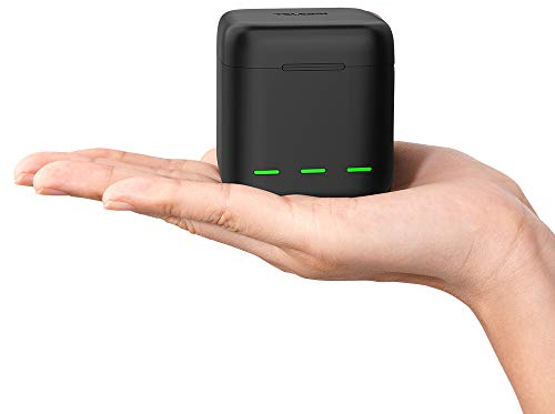 TELESIN Batteriladdare för GoPro Hero 13 svart, triple slot USB-laddningsväska med typ C-kabel, batterier, bärväska, helt kompatibel med original Go Pro 13 tillbehör