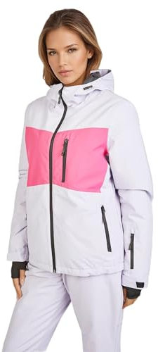 Weichers Skianzug Gr.M-XXL Damen Skijacke Skihose Schneeanzug Pants mit Kapuze Winddicht Wasserdicht Skifahren Schnee (05, L)