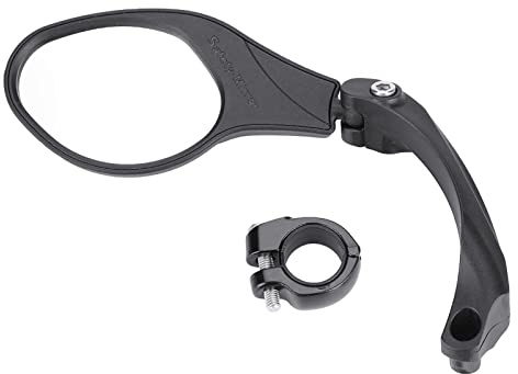 Ejoyous Cykel Bakspegel, 360 ° Roterbar med Reflekterande Remsor för 22,2 Mm Styret Bicycle Mirror Bike Mirror Easy monterad (Vänster HF-MR081L)