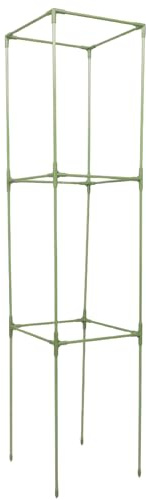Toyvian Soporte de Plantas para Jardín Estructura Cuadrada Resistente la Intemperie Torre de Enrejado para Tomates y Verduras Invernadero