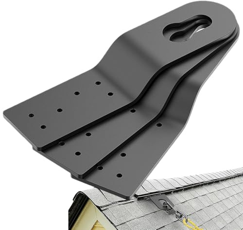 Anclaje de seguridad para techos,Anclaje de protección contra caídas de techos,3 anclajes de techo | Úselo con arnés para y cuerdas de seguridad, anclaje de techo para protección contra caídas