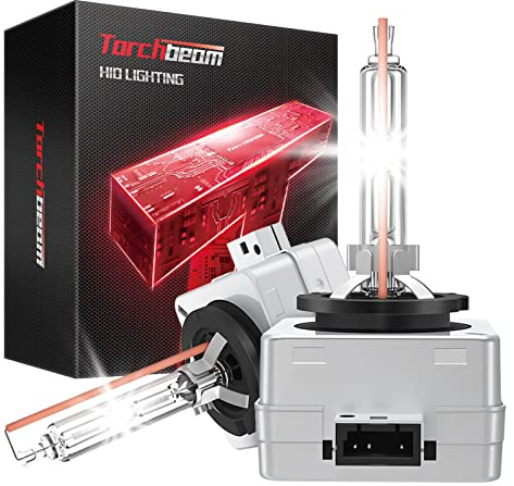 Torchbeam D3S HID Bulbs, 6000K Cool White, 35W 66340 42403 42302 (42403C1) Replace HID Xenon Bulbs, (Not fit Halogen Assembly), Pack of 2