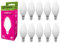 Superia Lampadina LED E14 Oliva, 6W (Equivalenti 40W), Luce Naturale 4000K, Luminosa 495 lumen, copertura opale C37, Attacco Piccolo, Risparmio Energetico, Nessuno Sfarfallio, OE14N Pacco da 10
