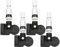 4x RDKS TPMS Reifendrucksensor Reifendruckkontrollsystem Metallventil Silber passend für Laguna Latitude Megane Scenic Zoe