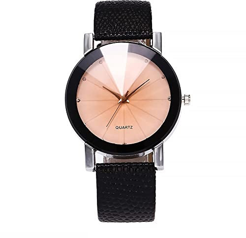 Uhr Damen Fingeruhr Analog Quarz Armbanduhr Damenuhr Marken Luxus Uhren Quarzuhr Watch Geschenk für Teenager Mädchen Frauen Mode Damenuhren Leder Analog Quarz Armbanduhr Uhren