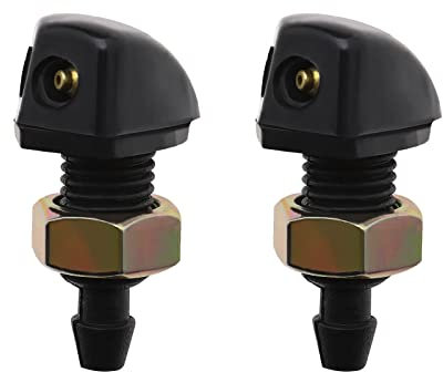 VGOL 2 Stück Universal Frontscheibenwischer Wassersprühdüse Waschdüsen Scheibenwascher Sprühdüse 10mm für Auto Windschutzscheibe