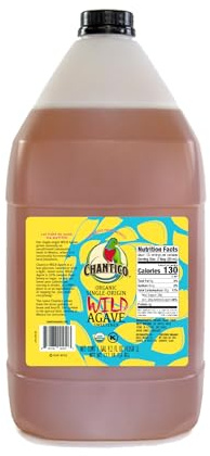 Chantico Agave Sweetener (Wild Agave, 12.3 LB) Organic Natural Sugar Substitute with a Premium Food Taste - Stevia Alternative and Honey Replacement