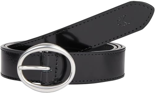Calvin Klein Jeans Damen Gürtel Classic Round Lthr Belt25Mm aus Leder