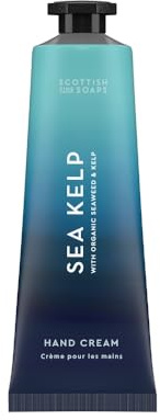 Scottish Fine Soaps Sea Kelp Hand Cream 30ml – Compact Shea Butter Hand Cream with Sea Kelp and Seaweed Extracts
