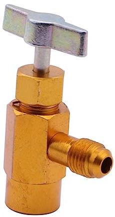 Ciieeo Abridor De Botellas De Refrigerante Latón Adaptador De Grifo De Lata para Refrigerante para Profesional Instalaciones De Aire Acondicionado