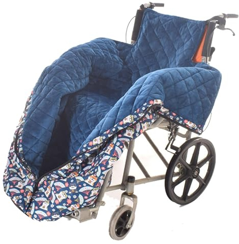 BDXZJ Invierno Manta para Silla De Ruedas, Chubasquero Silla De Ruedas, Calidez A Prueba De Viento Saco para Silla De Ruedas Adultos, Ajuste Universal para Sillas De Ruedas