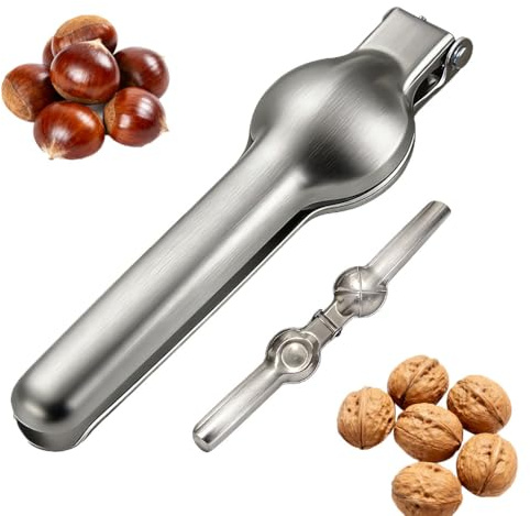 YZJJYG Castagno apriscatole Cutter Castagne in Acciaio Inox Pinze per Castagne Multifunzionale Pinze Castagne Castagne Chestnut Cutter Opener, Strumenti Cucina Schiaccianoci